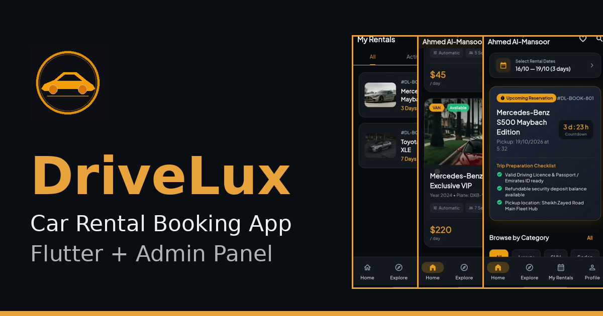 CarRental (DriveLux)